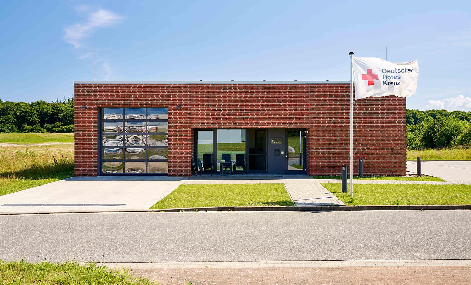 Rettungswache Schuby Neubau einer NEF Rettungswache mit einem Einstellplatz