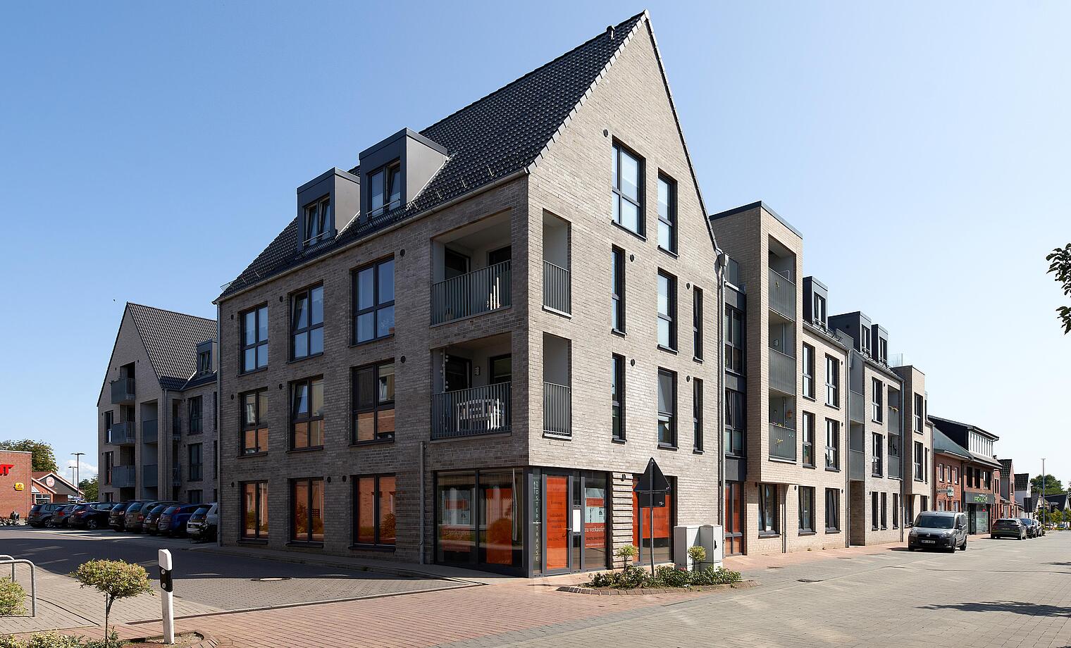 Wohnbebauung Osterstraße Bredstedt Neubau einer Wohnanlage mit 36 WE und 3 Gewerbeeinheiten