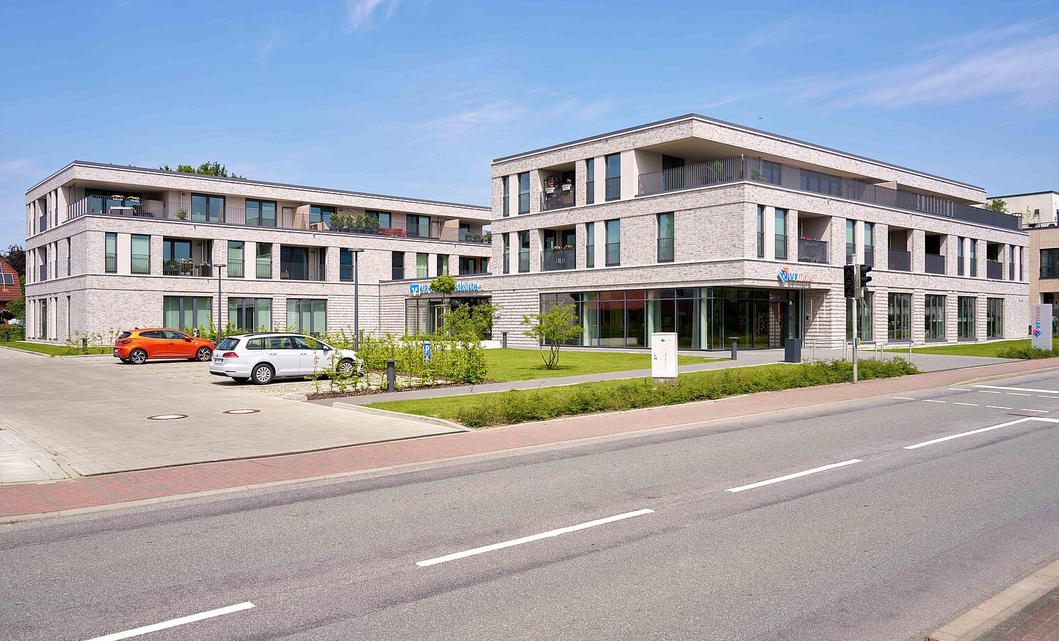 Wohn-und Geschäftshaus Viöl Neubau einer Wohnbebauung mit 18 WE und Gewerbeflächen